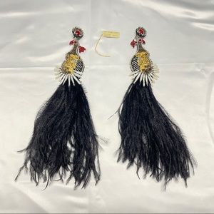 Bergdorf Goodman | Rare Vintage Peacock Clamp Earrings